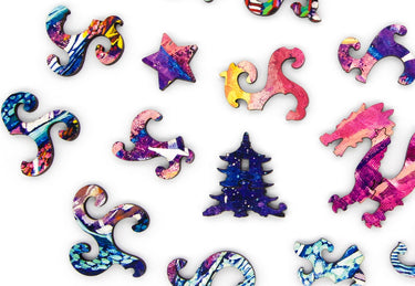 Ecru Puzzles - Roch Urbaniak Star Gazers Wooden Jigsaw Puzzle