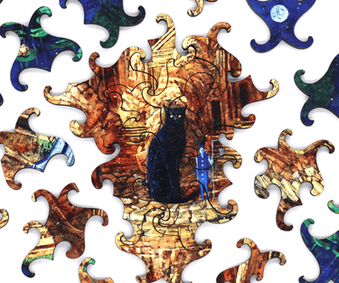 Ecru Puzzles - Roch Urbaniak Ulthar Wooden Jigsaw Puzzle