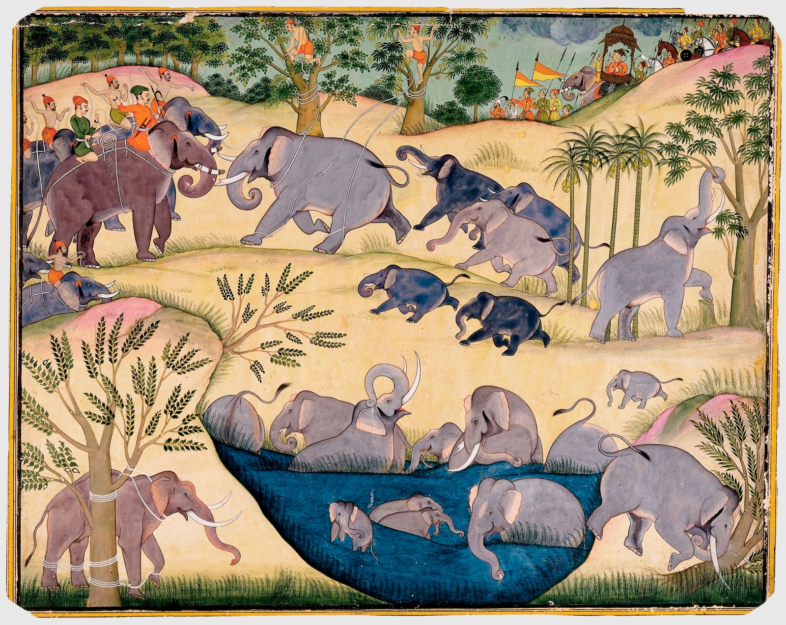 Artifact Puzzles - Bikaner Elephants Wooden Jigsaw Puzzle