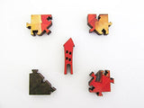 Artifact Puzzles - Tomasz Pietrzyk Red Towers Wooden Jigsaw Puzzle