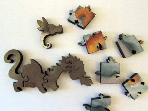 Artifact Puzzles - Nicoletta Ceccoli Love Will Tear Us Apart Wooden Jigsaw Puzzle