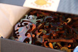 Artifact Puzzles - Dennis Brady Cercles Et Des Carres Wooden Jigsaw Puzzle