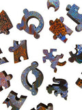 Artifact Puzzles - Alfredo Arreguin Jaguars Diptych Wooden Jigsaw Puzzle