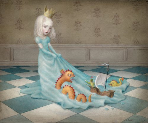 Artifact Puzzles - Nicoletta Ceccoli Love Will Tear Us Apart Wooden Jigsaw Puzzle