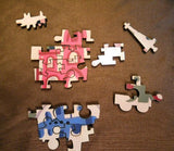 Artifact Puzzles - Jim Flora Big Bank Robbery Wooden Jigsaw Puzzle