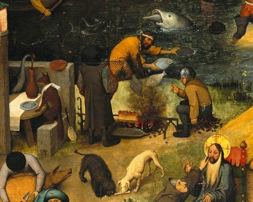 Artifact Puzzles - Bruegel Netherlandish Proverbs Wooden Jigsaw Puzzle