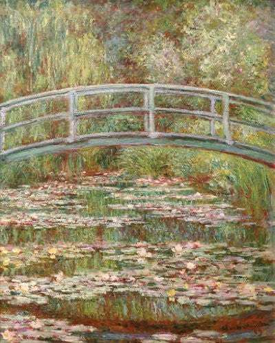 Artifact Puzzles - Monet Bridge Wooden Jigsaw Puzzle