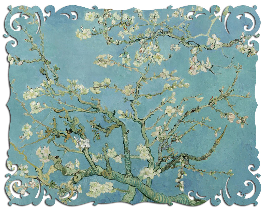 Ecru Puzzles - Van Gogh Almond Blossoms Wooden Jigsaw Puzzle