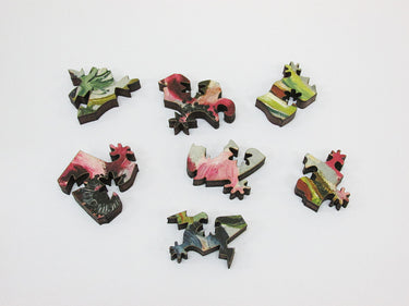 Artifact Puzzles - Christopher Wood Anemones Wooden Jigsaw Puzzle