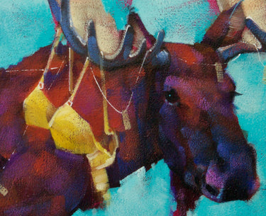 Artifact Puzzles - Angie Rees Boobie Trapped Wooden Jigsaw Puzzle