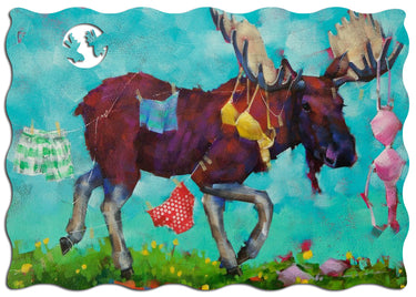 Artifact Puzzles - Angie Rees Boobie Trapped Wooden Jigsaw Puzzle