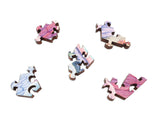 Artifact Puzzles - Joe Vaux Big Fish Eat Little Fish Wooden Jigsaw Puzzle