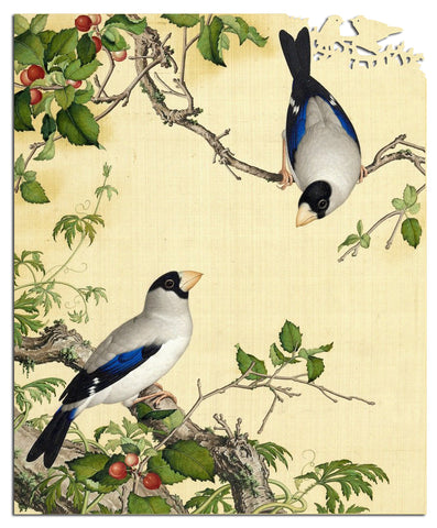 Artifact Puzzles - Giuseppe Castiglione Birds and Cherries Wooden Jigsaw Puzzle