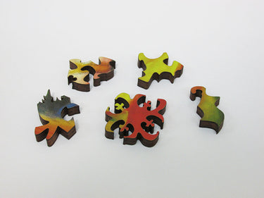 Artifact Puzzles - Franz Marc 1912 Blue Horse Wooden Jigsaw Puzzle