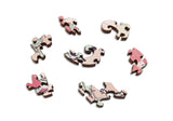 Artifact Puzzles - Kozyndan Bunny Blossom Wooden Jigsaw Puzzle