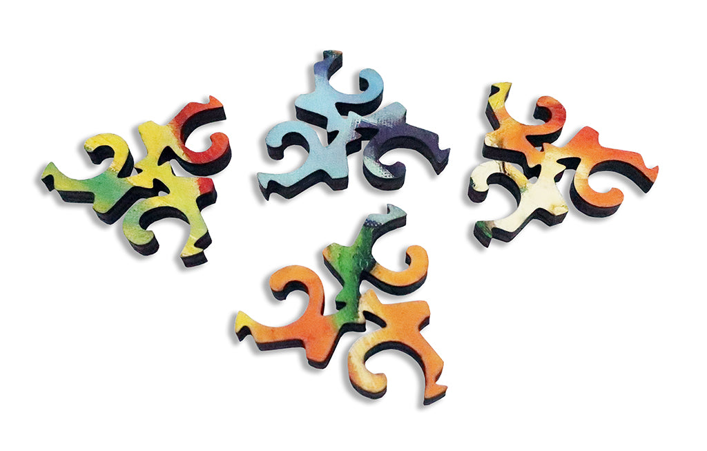 Ecru Puzzles - Franz Marc Cat Wooden Jigsaw Puzzle