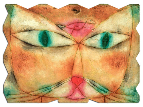 Ecru Puzzles - Paul Klee Cat and Bird Wooden Jigsaw Puzzle