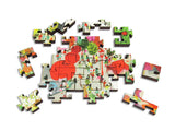 Artifact Puzzles - Rachell Sumpter Chinatown Quadtych Wooden Jigsaw Puzzle