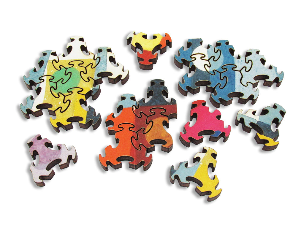 Artifact Puzzles - Sophie Taeuber-Arp Composition Wooden Jigsaw Puzzle