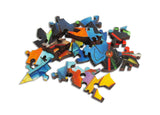 Artifact Puzzles - Tomasz Pietrzyk Clocks Double-Sided Wooden Jigsaw Puzzle