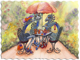 Artifact Puzzles - Hopwood-Wade Emu Afternoon Tea Wooden Jigsaw Puzzle