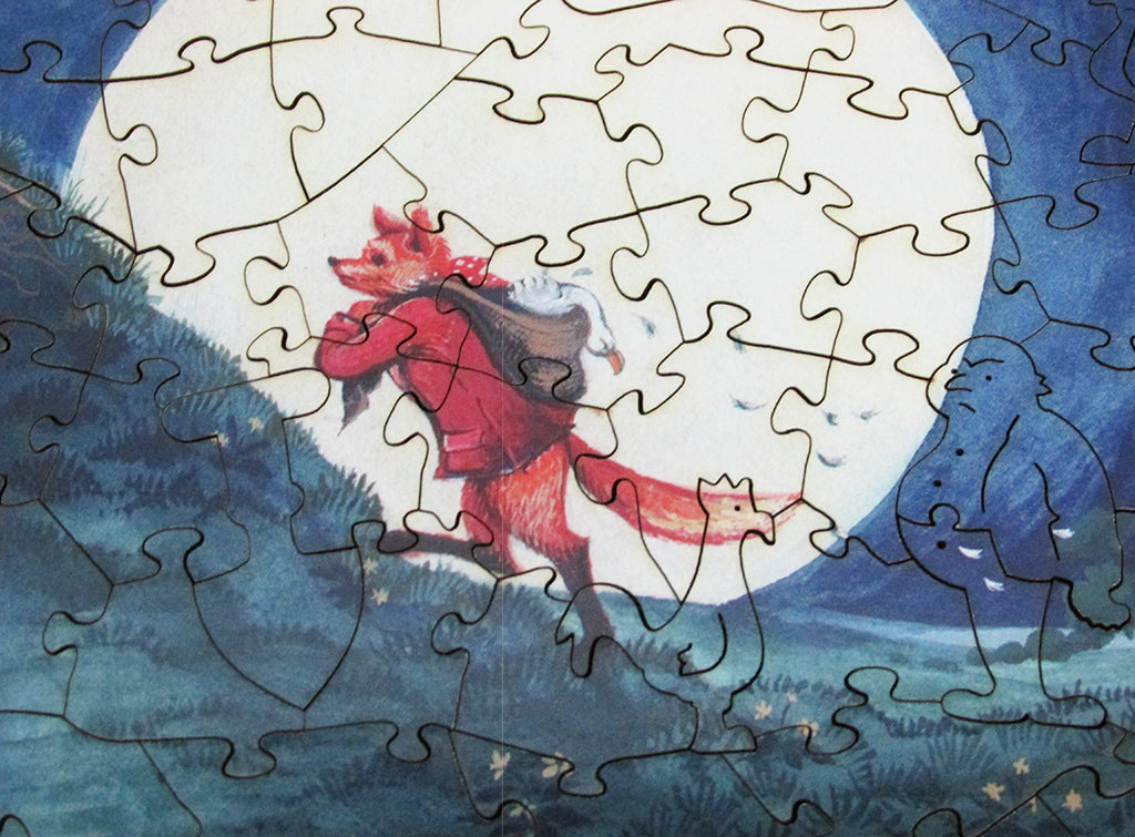 Artifact Puzzles - Jill Bennett Fantastic Mr. Fox Wooden Jigsaw Puzzle