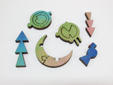 Artifact Puzzles - Kandinsky Far Away Wooden Jigsaw Puzzle