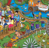 Artifact Puzzles - Steve Skelton Farm To Table Wooden Jigsaw Puzzle
