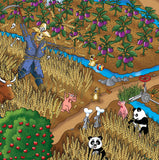 Artifact Puzzles - Steve Skelton Farm To Table Wooden Jigsaw Puzzle