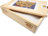 Artifact Puzzles - William Gropper Folklore Map Wooden Jigsaw Puzzle