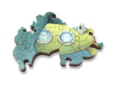 Ecru Puzzles - Kristian Adam Galapalooga Bay Wooden Jigsaw Puzzle