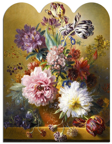 Artifact Puzzles - Van Os Flowers Wooden Jigsaw Puzzle