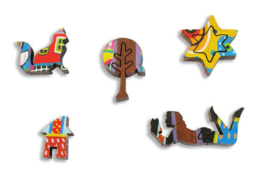 Artifact Puzzles - Karla Gerard Evening Stars Wooden Jigsaw Puzzle