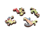 Artifact Puzzles - Eric Joyner Great Robot Migration Wooden Jigsaw Puzzle