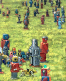 Artifact Puzzles - Eric Joyner Great Robot Migration Wooden Jigsaw Puzzle