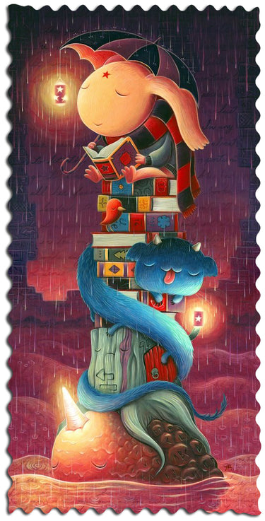 Artifact Puzzles - Justin Hillgrove Word Travels West Wooden Jigsaw