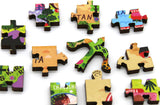 Artifact Puzzles - Liv Wan China Food Map Wooden Jigsaw Puzzle