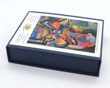 Artifact Puzzles - August Macke Double-Sided Farbige Wooden Jigsaw Puzzle
