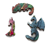 Artifact Puzzles - Aaron Wolf Spring Migration Through Disintegration Falls Wooden Jigsaw Puzzle