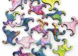 Artifact Puzzles - Monet Chrysanthemums Wooden Jigsaw Puzzle