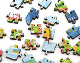 Artifact Puzzles - Liv Wan Italy Food Map Wooden Jigsaw Puzzle
