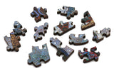 Artifact Puzzles - Alfredo Arreguin Jaguars Diptych Wooden Jigsaw Puzzle