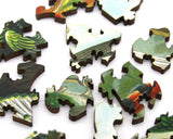 Artifact Puzzles - Haeckel Hummingbirds Wooden Jigsaw Puzzle