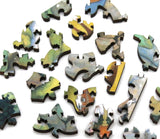 Artifact Puzzles - Miskin Dilaram Harp Wooden Jigsaw Puzzle
