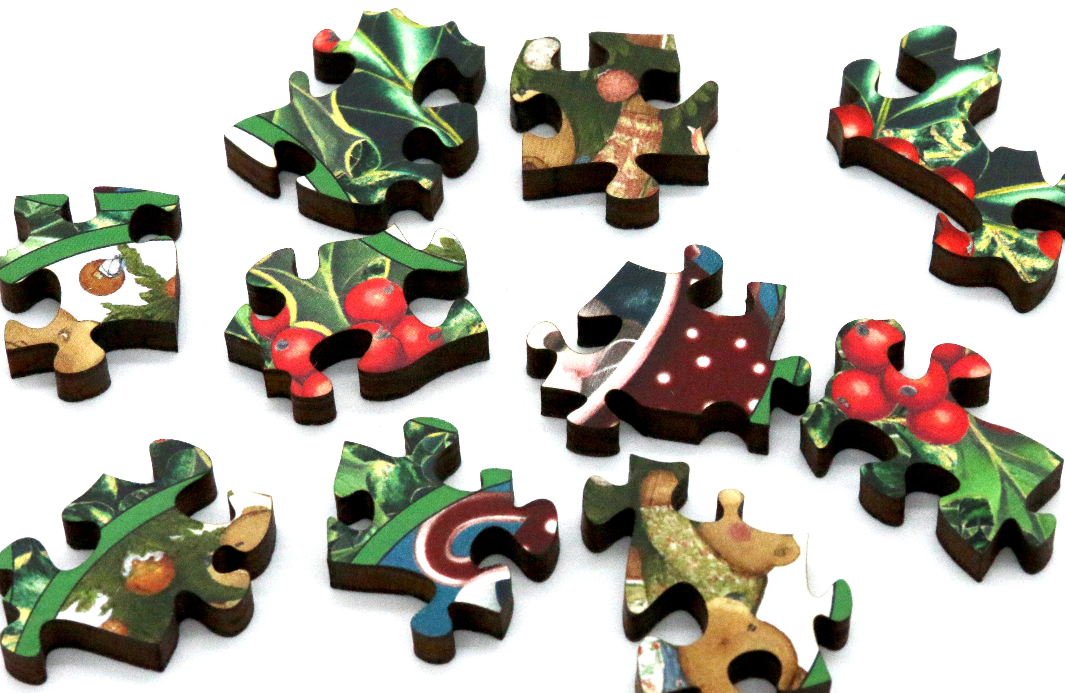 Artifact Puzzles - Six Days Of Holiday Cheer Advent Calendar Wooden Jigsaw Puzzle