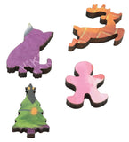 Artifact Puzzles - Vikram Madan Holiday Spirits Wooden Jigsaw Puzzle