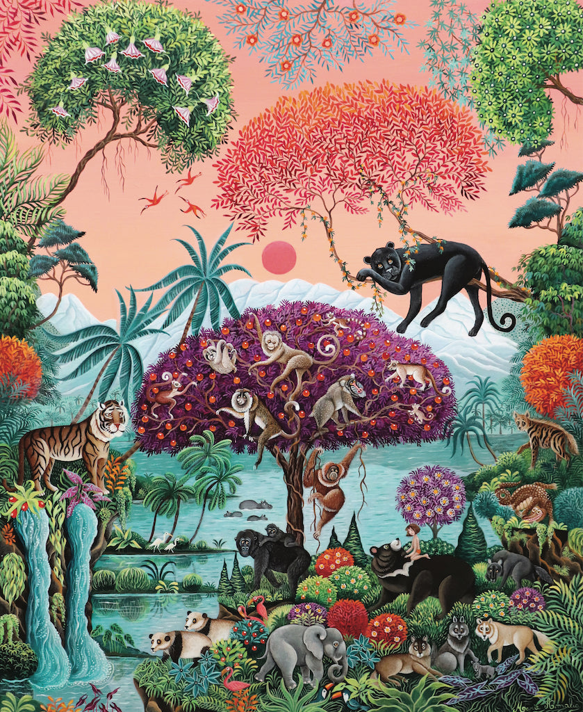 Artifact Puzzles - Marie Amalia In The Jungle Wooden Jigsaw Puzzle