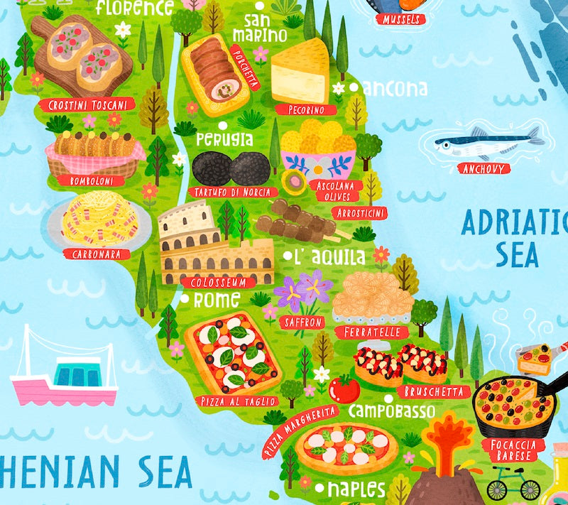 Vector Map Italy From Piece Puzzle Jigsaw Stock Illustration