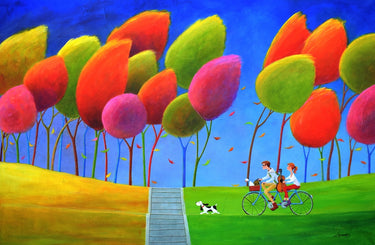 Artifact Puzzles - Iwona Lifsches Riders On The Storm Wooden Jigsaw Puzzle