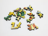 Artifact Puzzles - Jim Flora Jazz Quintet Wooden Jigsaw Puzzle